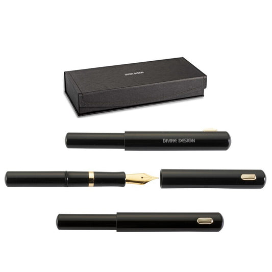 DD POCKET Gold Plated Trims Fountain Pen