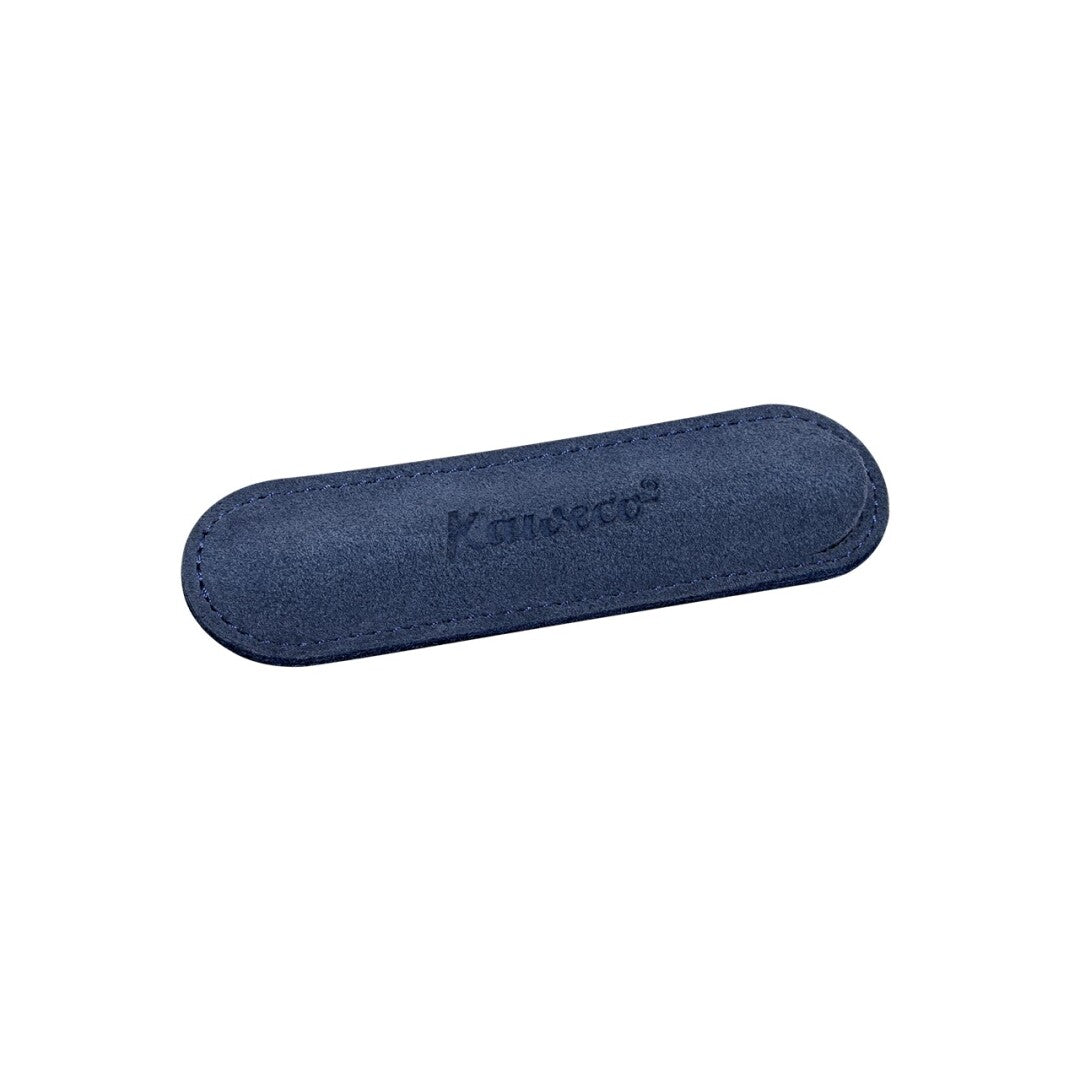 Kaweco leather short pen pouch, Blue