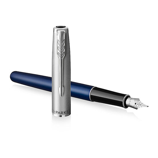 Parker Sonnet Essential Metal And Blue Lacquer CT Limited Edition