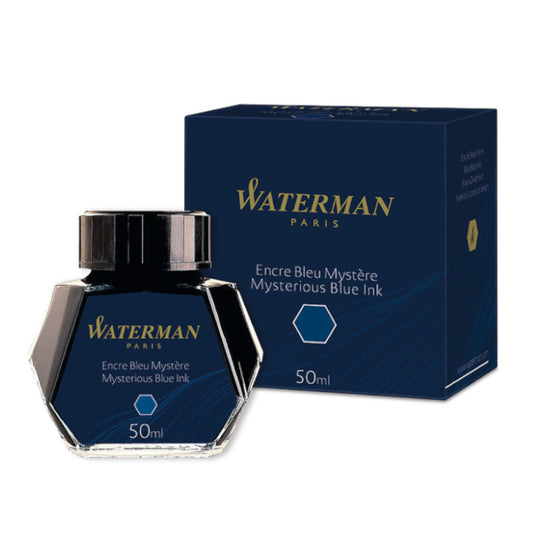Waterman Ink Bottled 50ml, Mysterious Blue
