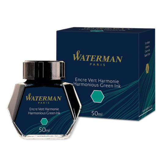 Waterman Ink Bottled 50ml, Harmonious Green