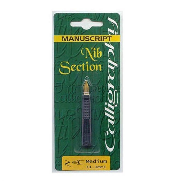 Manuscript Classic Calligraphy Nib Section, Gold Plated