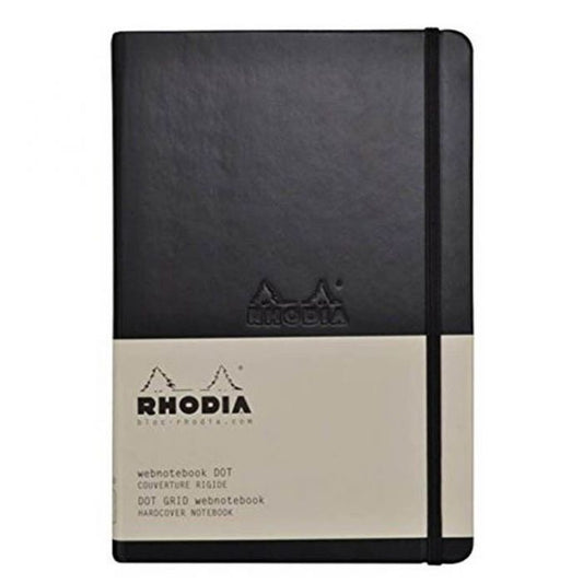 Rhodia Webnotebook A5 Black, DOT