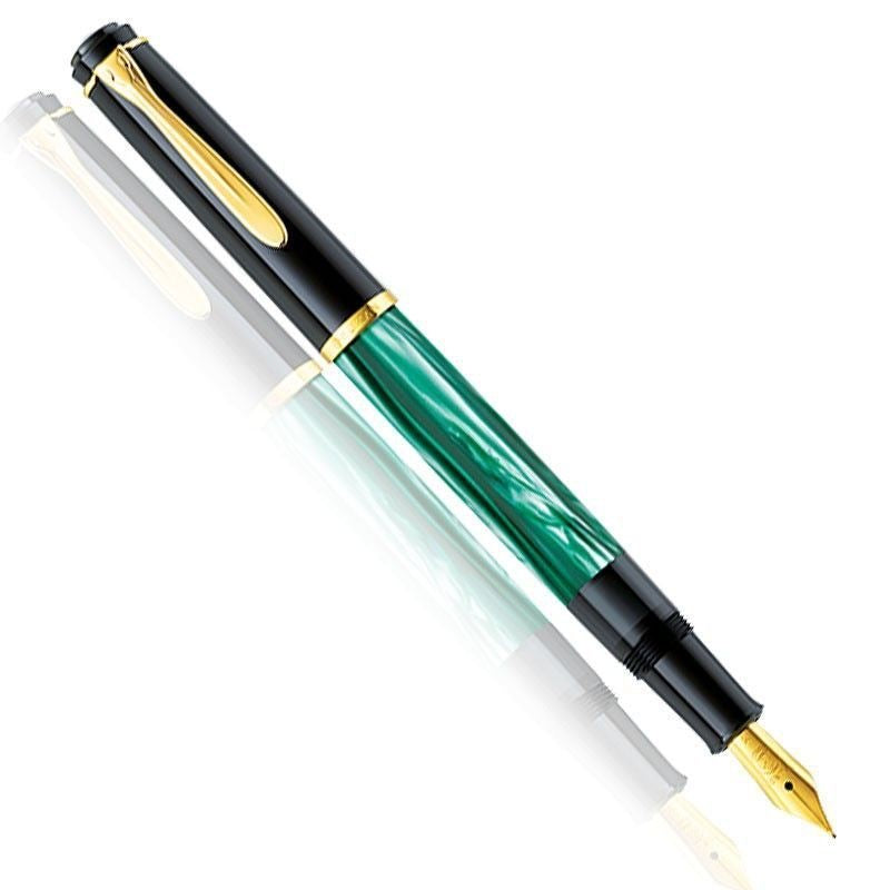 Pelikan Classic M200 Green Marbled, Special Set Box Ink 62.5ml