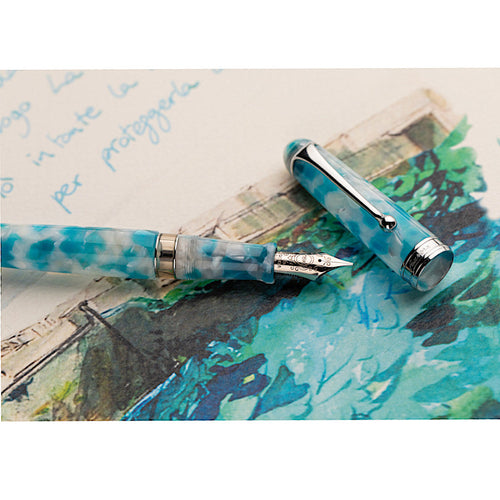 Aurora II Viaggio Segreto In Italia Ortigia 18k Gold Nib. Limited Edition