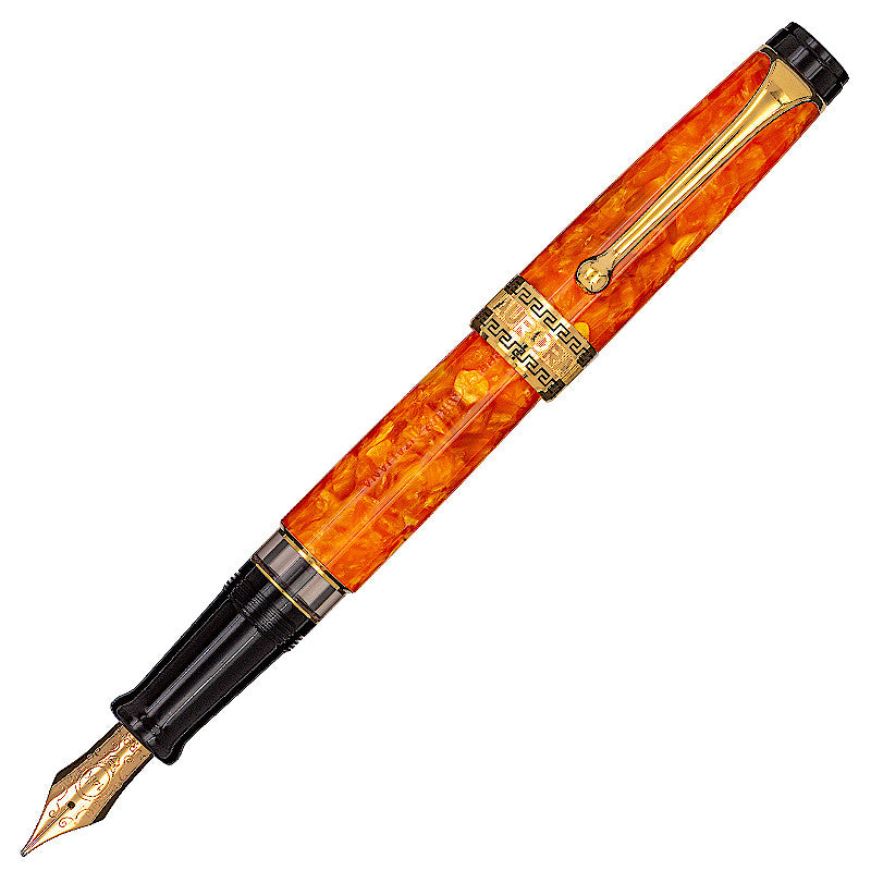 Aurora Optima Auroloide Arancio 14K Gold Nib