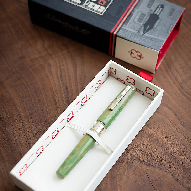 ESTERBROOK Big-J Lotus Green, 18Kt Gold Nib