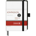 Brunnen Notebook Plain, A6 with Pen Holder, White Cover