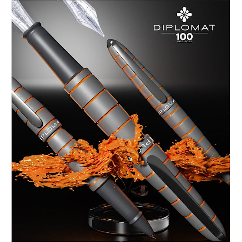 DIPLOMAT ELOX Ring Grey Orange Limited Edition LAST UNIT!