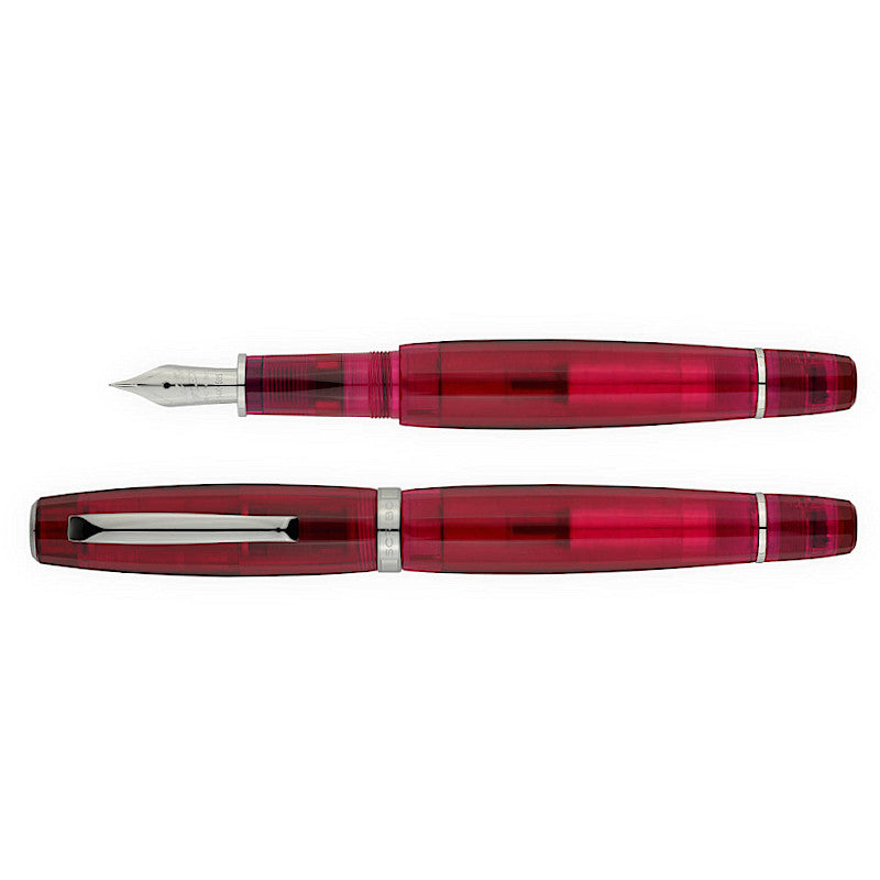 SCRIBO Feel 14k Flexible Nib Ruthenium Ombre Magenta. Limited Edition