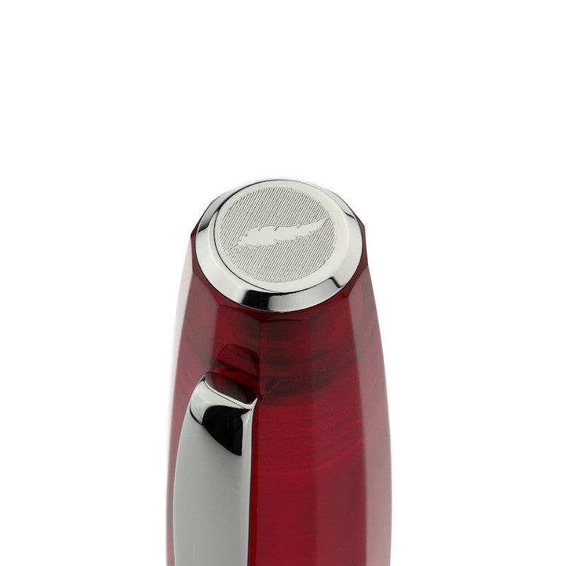 SCRIBO Feel 14k Flexible Nib Ruthenium Ombre Magenta. Limited Edition