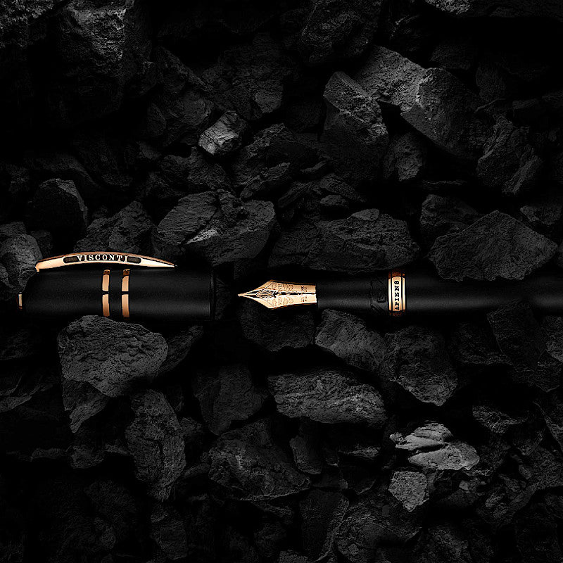 Visconti Homo Sapiens Lava Over Bronze, Solid Gold 18k EF Nib