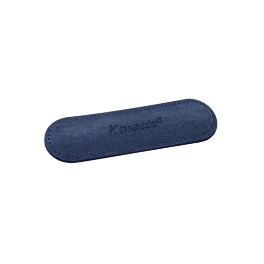Kaweco leather short pen pouch, Blue
