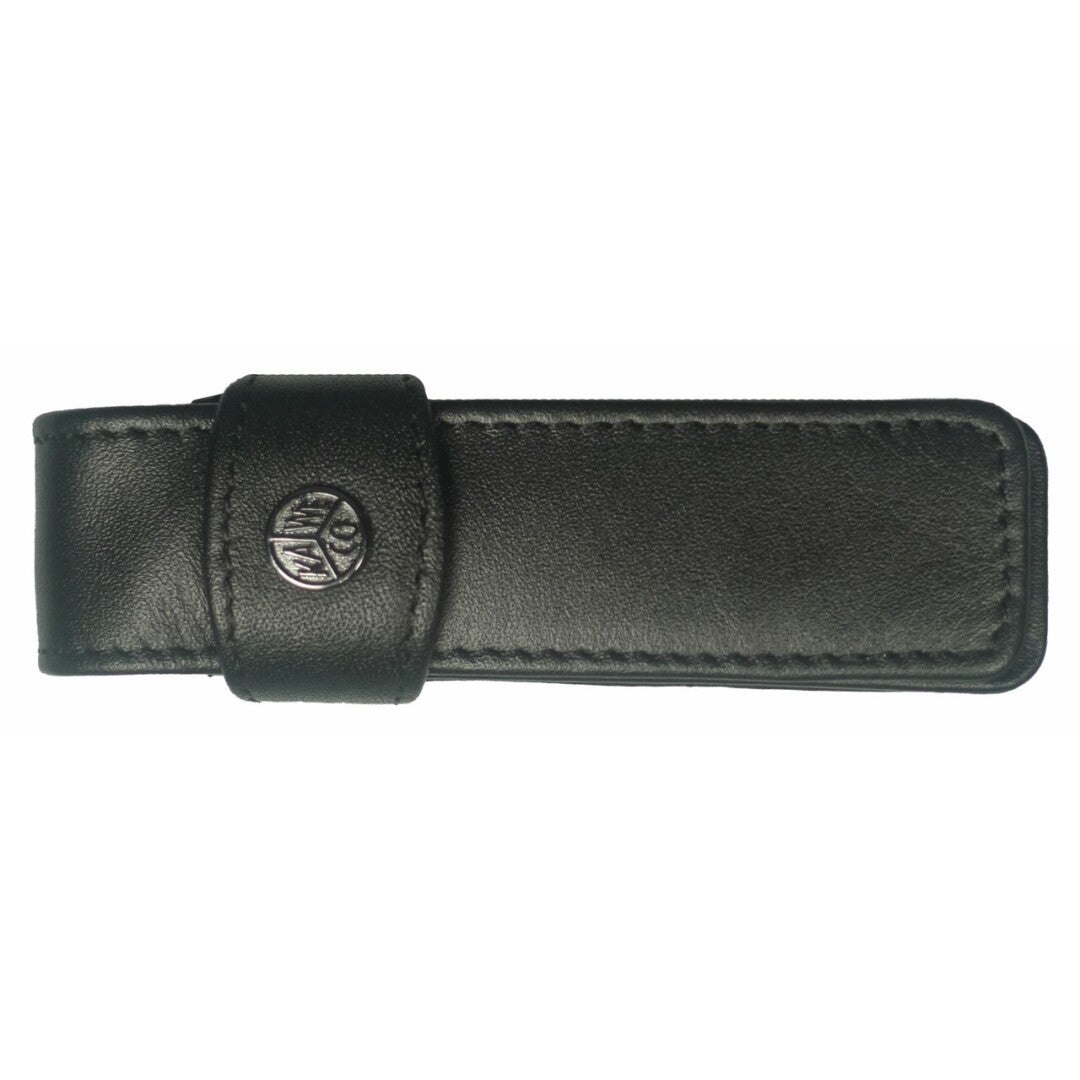 Kaweco leather SHORT pen case, Black