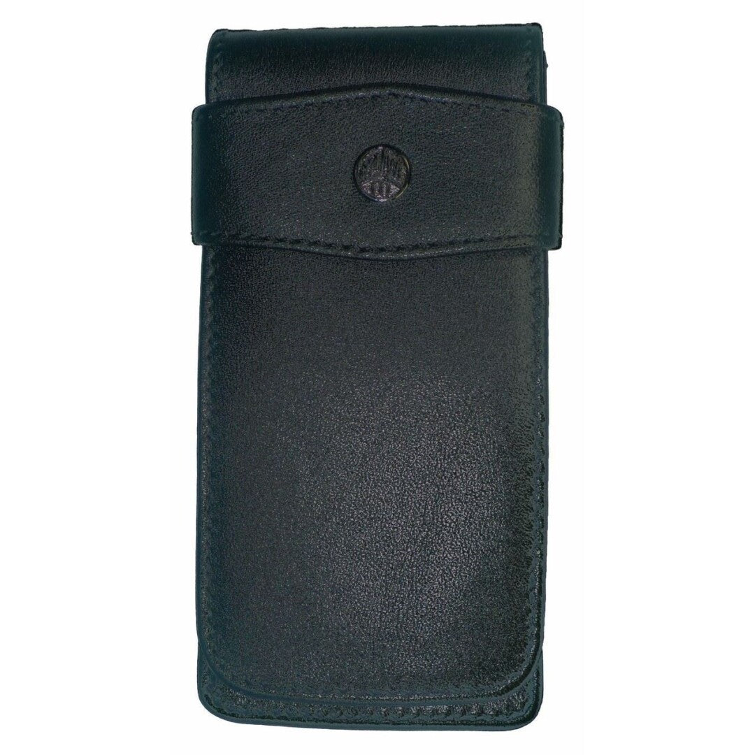 Kaweco Triple leather pen case, Black short