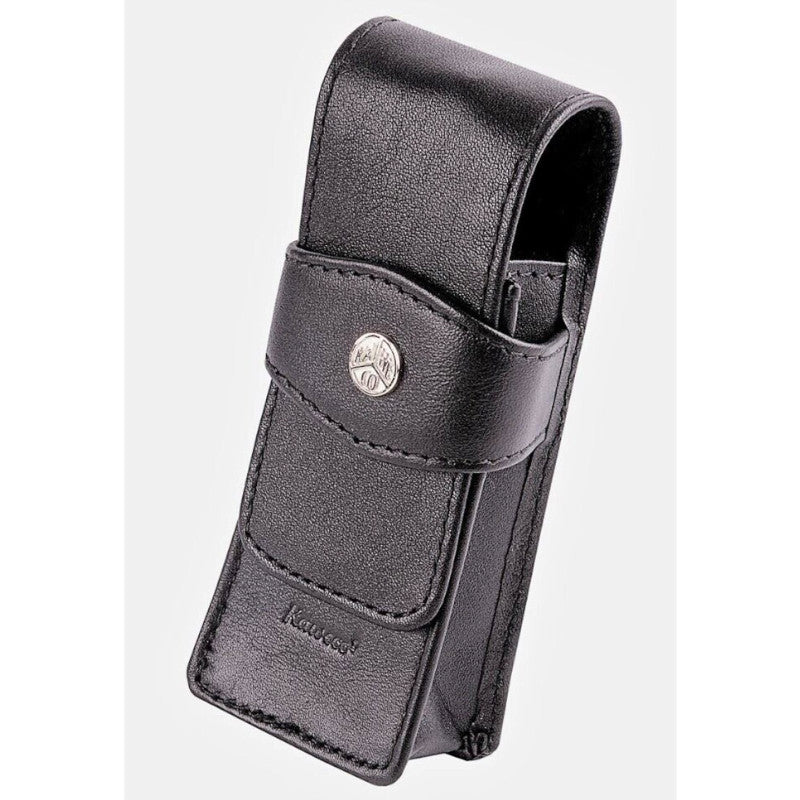 Kaweco Leather SHORT Double Pen Case, Black