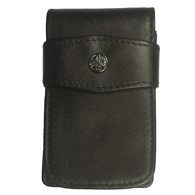 Kaweco Leather SHORT Triple Pen Case, Black