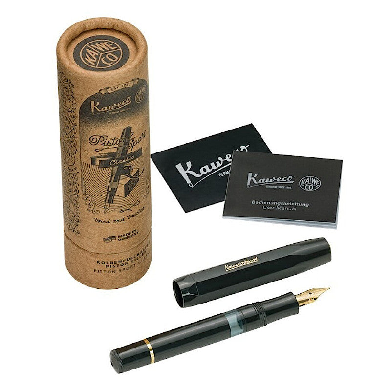Kaweco Classic Sport Piston Black/Gold  NEW 2024!!