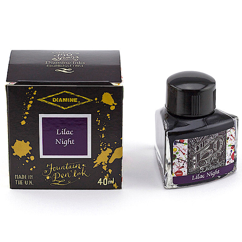 Diamine 150th Anniversary Ink 40ml, Lilac Night