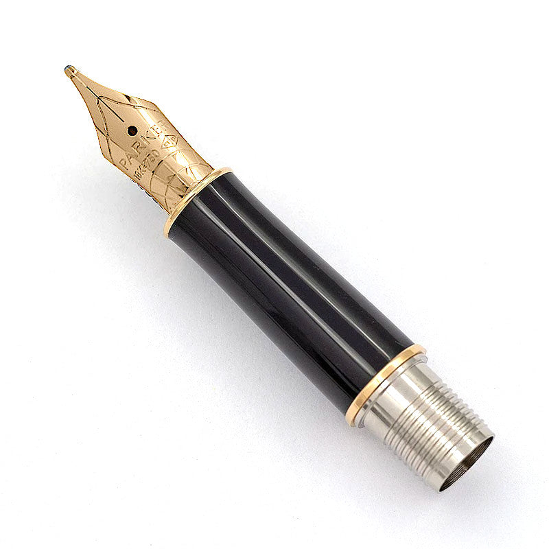 Parker Sonnet 18 Black GT Front Section SE 18K Gold Nib