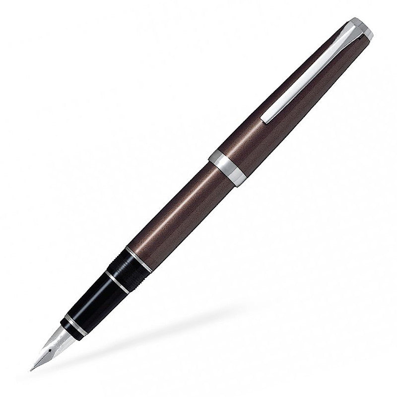 Pilot Falcon Brown Rhodium, 14k Soft Nib