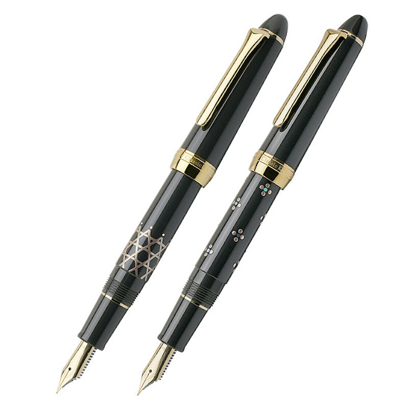 Sailor Classic KO Maki-e Bamboo Mesh Gray Steel Nib  NEW!