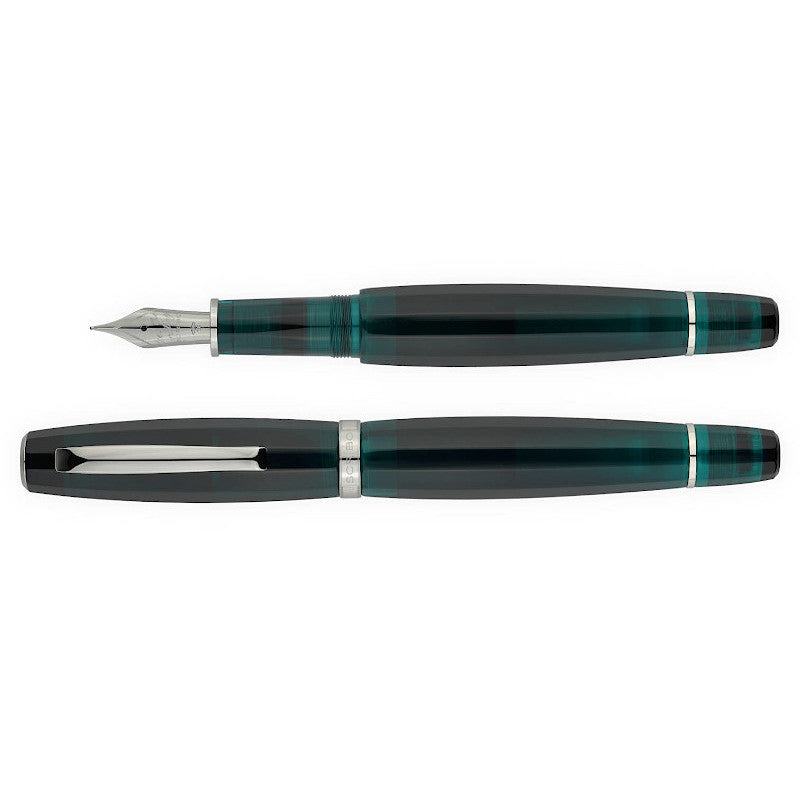 SCRIBO Feel 14k Flexible Nib Ruthenium Ombre Verdi. Limited Edition