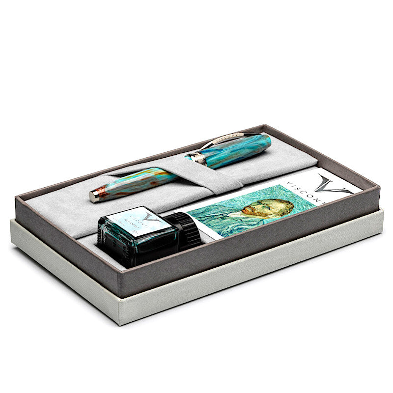 Visconti Van Gogh Portrait Blue. VG Large Nib