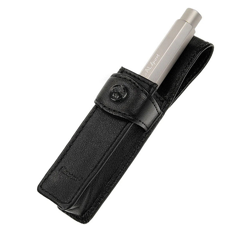Kaweco Leather SHORT pen case, Black