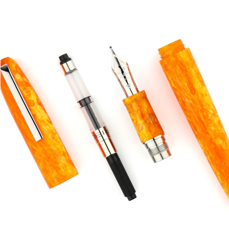 SCRIBO Piuma 14k Flexible Nib Corniola. Limited Edition