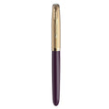 Parker 51 Deluxe Plum GT 18k Nib