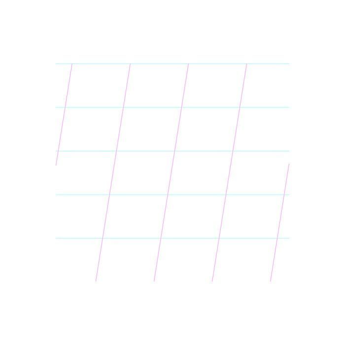 Archie's Calligraphy 7,5 mm Italic – A4 Paper Pad (Portrait)