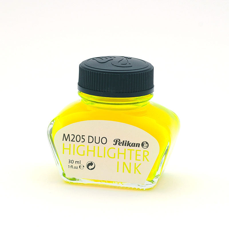 Pelikan M205 Duo Highlighter Ink 30ml, Yellow