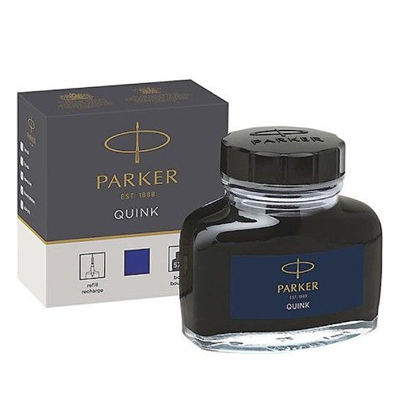 Parker Quink Ink Bottle, Blue 57ml