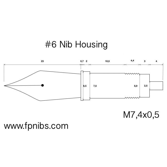 M7.5 Tap For Jowo Size 6 Nib Unit